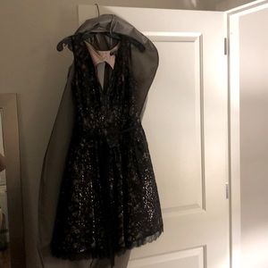 BCBG lace and sequin cocktail dress